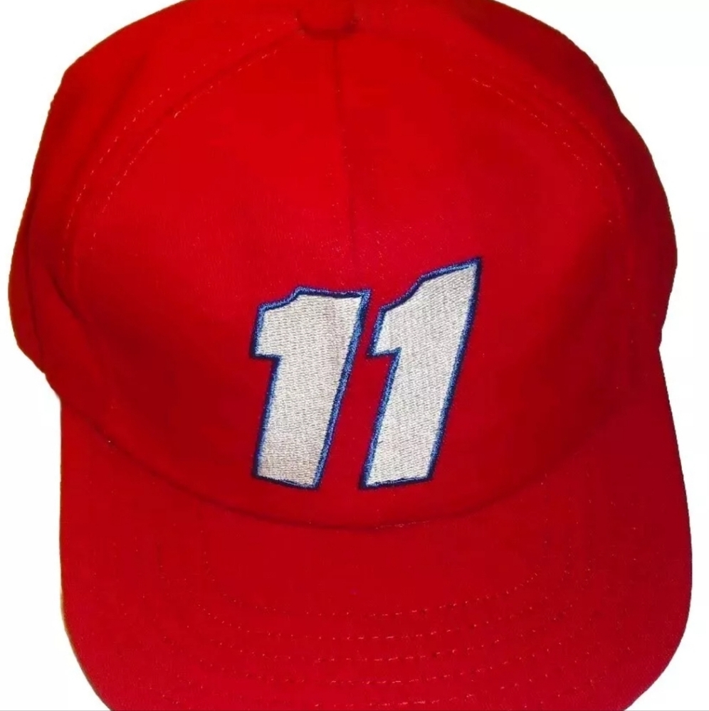 Bill Elliott #11 Racing 90s Vintage Snapback hat New Nascar All Red